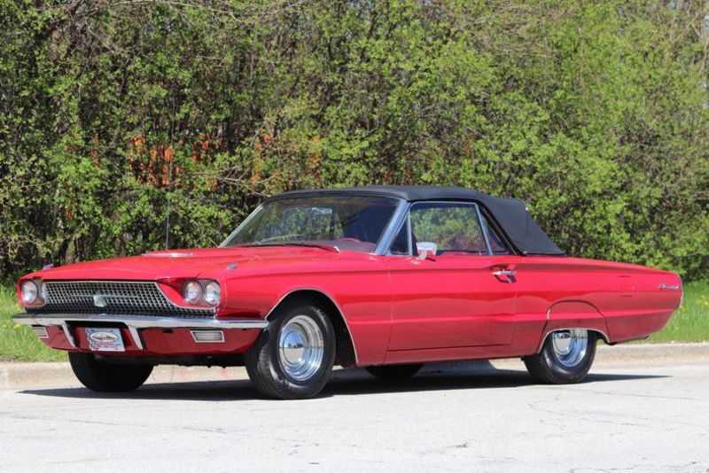 1966 Ford Thunderbird New Hood V Chrome Emblem